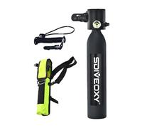 Bouteille de plongée, bouteille d'oxygène, équipement de plongée, portable, 0,5 l, avec réservoir d'oxygène de 6 à 12 minutes, facile à utiliser, de nombreuses possibilités d'utilisation
