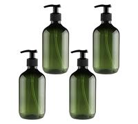 Bouteille de pompe vide 500 ml rechargeable shampooing lotion Soap Dispenser Bottles Container 4PCSSOAP