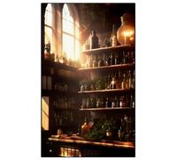 bouteille de potion magique point de croix kit complet debutant adulte enfant kit point de croix Broderie DIY Arts Crafts Motif pré-imprimé 40×50cm