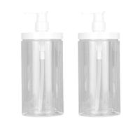 Bouteille de rangement de détergent de cuisine de grande capacité, distributeur de shampooing et d'après-shampooing, bouteille vide transparente, convient pour les salles de bains, cuisines