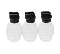 Bouteille de Rangement pour Perles, Ananas, 3 Lots, Plastique ABS | Connecteur 3,2cm, Installation Rapide, Transparence Claire, pour Jouets et Activités Extérieures