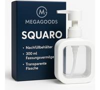 Bouteille de recharge 300 ml grande pour shampooing gel douche savon distributeur DE.