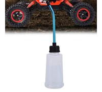 Bouteille de recharge de carburant RC, remplissage de carburant de moteur 250ML Bouteille d'huile RC Bouteille de carburant RC, avec paille en alliage d'aluminium pour voiture RC