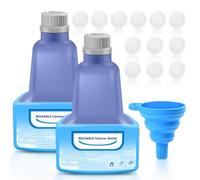 Bouteille de Recharge réutilisable pour Swiffer® WetJet™ Kit Spray Mop, inclure 2 Bouteille Recharge1 Entonnoir en Silicone 12 Joint,Ne Contient Pas d'agents nettoyants