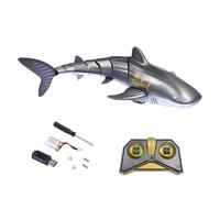 Bouteille De Requin Télécommandée, Jouet De Piscine Rc 2.4g 4ch, Étanche, Avec Télécommande Électrique, Baleine, Ratio 1:18
