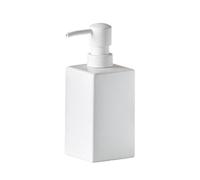 Bouteille de Savon Ceramics Soap Dispenser Liquid Pump Bottle for Kitchen Sink, Countertop and Bathroom Décoration de Cuisine(Blanc)