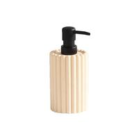 Bouteille de Savon Countertop Soap Dispenser Refillable Liquid Bottle Hand Dish Lotion with Pump Décoration de Cuisine(Beige)