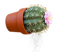 Bouteille de shaker de sel et de poivre, shaker de sel et de poivre | Conception en forme de cactus sel et distributeur de poivre,Conteneur d'agitateur d'assaisonnement résistant aux fuites pour la