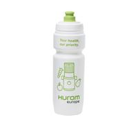 Bouteille de sport Hurom Blanc (couvercle vert clair/impression)