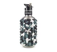 MOBOT Bouteille de Sport Fonction 2 en 1 Rouleau de Massage - Noir Black ops