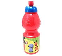 Bouteille de sport originale pour enfants avec graphismes Bing de 400 ml, avec bouchon anti-goutte, bande antidérapante et forme ergonomique.