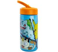 Bouteille de sport Pokémon avec paille