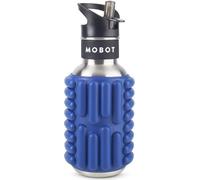 Bouteille de sport - Rouleau de massage fonctionnel 2 en 1 | Pratique et polyvalent | Bleu | TRENDYFLAIR