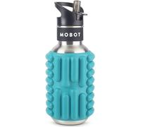 Bouteille de sport - Rouleau de massage fonctionnel 2 en 1 | Pratique et polyvalent | Léger et portable | Bleu clair | TRENDYFLAIR