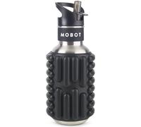 Bouteille de sport - Rouleau de massage fonctionnel 2 en 1 | Pratique et polyvalent | Noir | TRENDYFLAIR