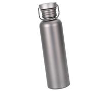 Bouteille de sport Titan Titan Bottel-durable, bouteille d'eau en titane portable compacte | Sure - Derme à boire à l'épreuve pour le camping, le trekking, le vélo et les aventures de voyage