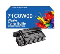 Bouteille de Toner usagé Compatible 71C0W00 Haute capacité, Compatible avec Les imprimantes Lexmark C4352, XC4352, CS730de, CX730de et CX735adse. Impression Transparente.,71C0W00-1Set