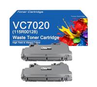 Bouteille de Toner usagé de Remplacement 115R00128 pour imprimantes Xerox Versalink C7020, C7025, C7030, C7120 et C7125, Haute capacité (1 500 Pages).,115R00128-2Set