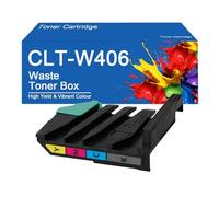 Bouteille de Toner usagé Haute capacité CLT-W406 de Remplacement pour imprimantes Samsung C480FW, C460FW, C410W, CLX-3305FN, CLP-365 et CLP-365W,W406-1Set