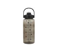 Bouteille de transport 2L noir fumé en plastique avec messages de motivation - - ALTOBUY Transparent G