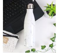 Cook Concept Bouteille de transport Marbrée Isotherme inox 50 cl Blanc et Noir