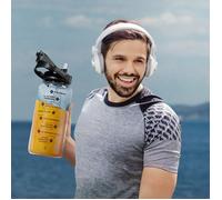 Bouteille De Transport - Cook Concept - Motivation - 2l - Noire Et Transparente