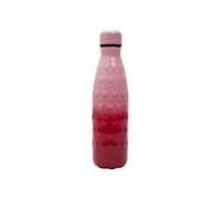 Bouteille de transport isotherme 50cl rouge et rose motif cœur embossé - - ALTOBUY Rouge G