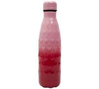 AltoBuy Bouteille de Transport Isotherme 50cl Rouge et Rose Motif cœur embossé