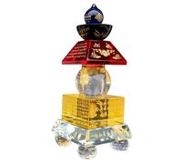 Bouteille de trésor de stupa de tour de mantra d'Indra de trésor de relique de fournitures bouddhistes de 16 cm
