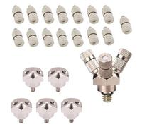 Bouteille de vaporisation à Basse Pression métalli Buse de brumisation en Laiton, atomisation, Haute Pression, 10/24 UNC, 0.1-1.0mm, 5 pièces