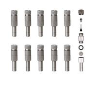 Bouteille de vaporisation à Basse Pression métalli Buse de brumisation LP d'atomisation en Laiton 6 mm, Paquet 10, Refroidissement extérieur 0,1 à
