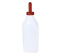 Bouteille de veau de ferme avec remplissage facile, large ouverture, design facile à nettoyer, lait avec long téton pour le toilettage des animaux