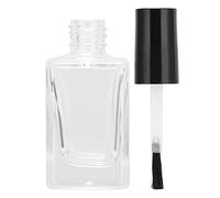 Bouteille de Vernis à Ongles Transparent à l'épreuve des Fuites avec Pinceau Capuchon | Conteneur Vernis Ongles Vide 10 Ml pour les Voyages et Utilisation Domicile
