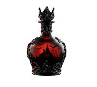 Bouteille de verre à whisky style potion magique d'Halloween, décanter élixir de vampire gothique, pour la décoration de table de bar à vin et whisky à la maison
