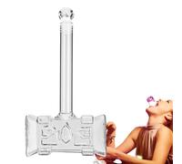 Bouteille De Vin Créative Hammer - Jug De Bourbon Unique, Récipient De Whisky Artistique | 400 Ml De Nouveauté De Nouveauté Avec Bouchon Étanche À L'air Pour Spiritueux, Vodka, Décoration De Barre D'a
