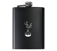 Bouteille de vin élégante de 8 oz, flacon en acier inoxydable 201, bouteille de mélange de cocktails pratique, adaptée hôtes de fête, flacon de voyage en plein air
