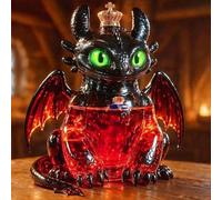 Bouteille de vin et carafe à whisky de 500 ml - Statue artistique, sculpture de bouteille de whisky dinosaure volant, adorable petite bouteille de dragon, artisanat exquis, cadeau parfait(B)