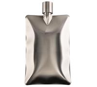 Bouteille de vin Hip Flask | Bouteille de vin de voyage Hip Flask | Flacon de vin design ondulé | Flasque plate portable en acier inoxydable | Bouteille de vin étanche