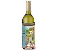 Bouteille de vin Koozie Hugger 750 ml multicolore Caroline's Treasures Welsh Springer Spaniel At The Cottage Door