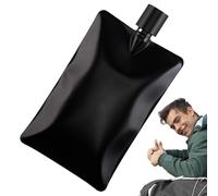 Bouteille de vin portable en acier inoxydable - Flasque plate pour le camping, le cyclisme, la maison, le vin, l'alcool, le whisky, le vin, pour homme et femme