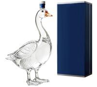 Bouteille De Vodka Grey Goose 30e Anniversaire, Carafe À Whisky Avec Gravure 3D De Qualité Supérieure Et Étiquette For Bar Et Maison(Transparent,1PC)