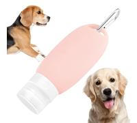 Bouteille de voyage en silicone - Tube souple rechargeable de 90 ml, récipient anti-fuite, distributeur de voyage | Solution de stockage compacte pour nourriture pour chien, shampooing