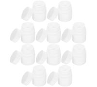 Bouteille de Voyage Hdpe 30ml avec Bouchon Vissé, Lot de 12 | Blanc, Organisation Compacte et Réutilisable, pour Poudres et Perles, Randonnées, Camping et Artisans