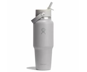 Bouteille de voyage Hydro Flask Travel Bottle Wide Mouth Flex Straw 946 ml bouleau