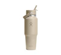 Bouteille de voyage Hydro Flask Wide Mouth Flex Straw Cap Oat, 946 ml