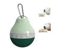 Bouteille de voyage portable pour chiens, 200 ml, bouteille de voyage pour chiens, chats, distributeur d'eau avec corps pliable en silicone et boucle de suspension pour petits animaux promenades