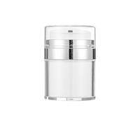 Bouteille de voyage sans pompe à air en acrylique de 30 ml - Réservoir de crème pour les mains - Sous tête sur le côté - Envoyer deux cuillères d'emballage - Lotion hydratante quotidienne - Pot à lait