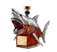 Bouteille de whisky 300 ml, carafe à vin en verre gravée en 3D, distributeur d'alcool personnalisé, soufflé à la main, cadeau et décoration uniques pour la maison et le bar
