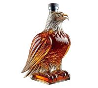 Bouteille de whisky - Bouteille en verre aigle pour whisky - Récipient amusant pour hommes Collectionneurs dégustation de vin rouge bière événements célibataires fête des pères enthousiastes