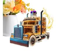 Bouteille de whisky, bouteilles de vin semi-camion - Jar Conteneur de rangement vide pour le bar décor cuisine maison papa camion collection personnelle collection de fête d'anniversaire de fête de ma